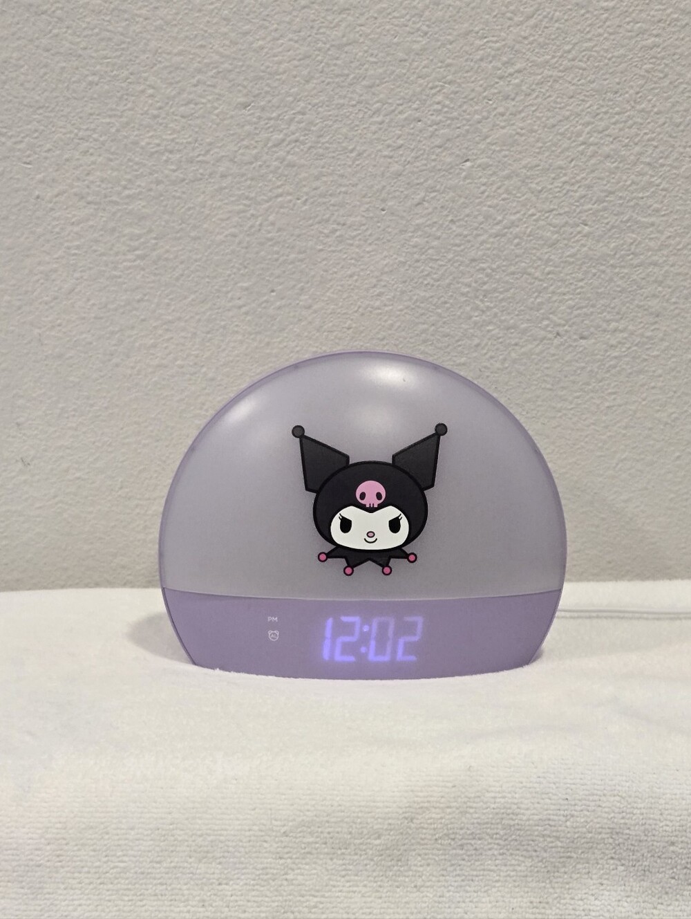 Hello Kitty Sunrise Alarm Clock w/ Multicolor Lights, USB Charging, LED Display - Picture 2 of 9